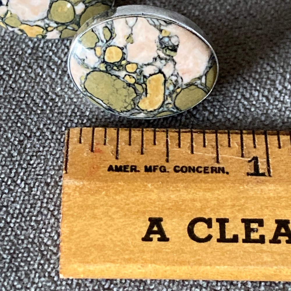 Agate Earring Post Back. - image 4